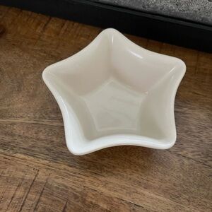 Longaberger Pottery Small Star Dish
